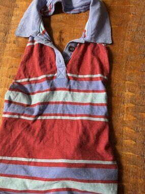 NWT we the Free Walking On Sunshine Striped Racerback Tank Top Collar XS